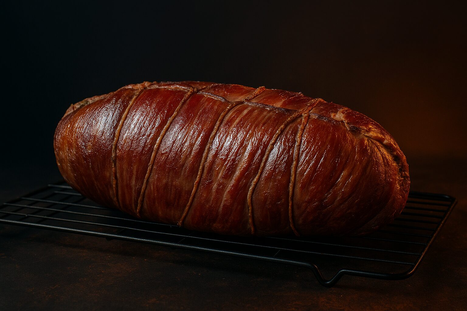 Armadillo roll bacon lattice