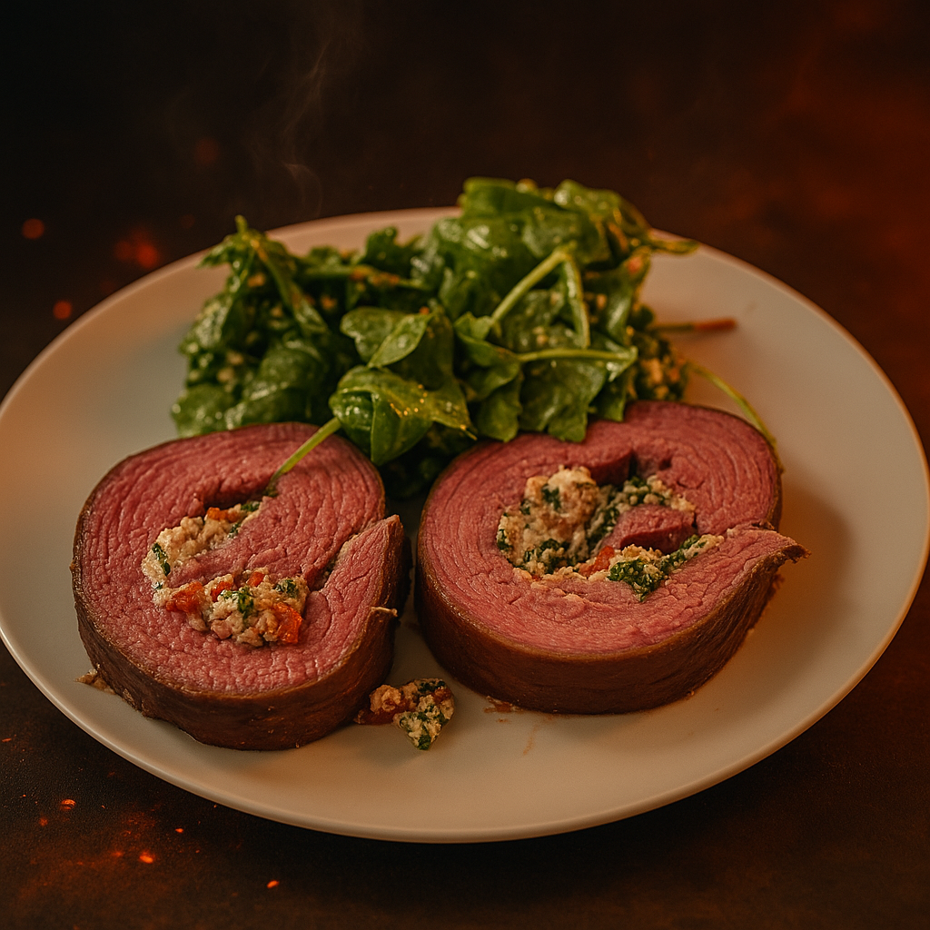 Thermometer probe monitoring a smoker